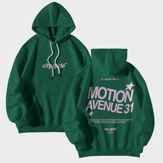 Green Avenue Hoodie - City Glide Shop